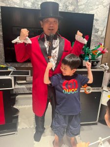 kids party magician calvin