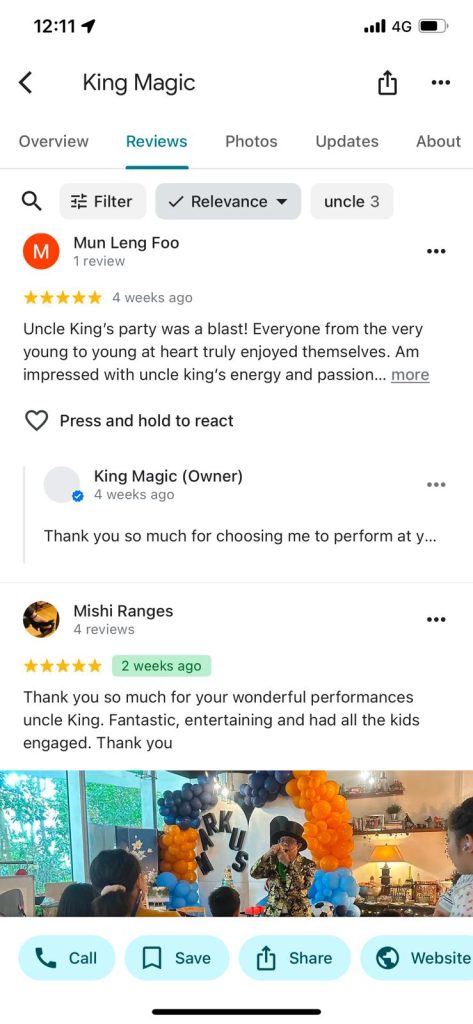 king reviews