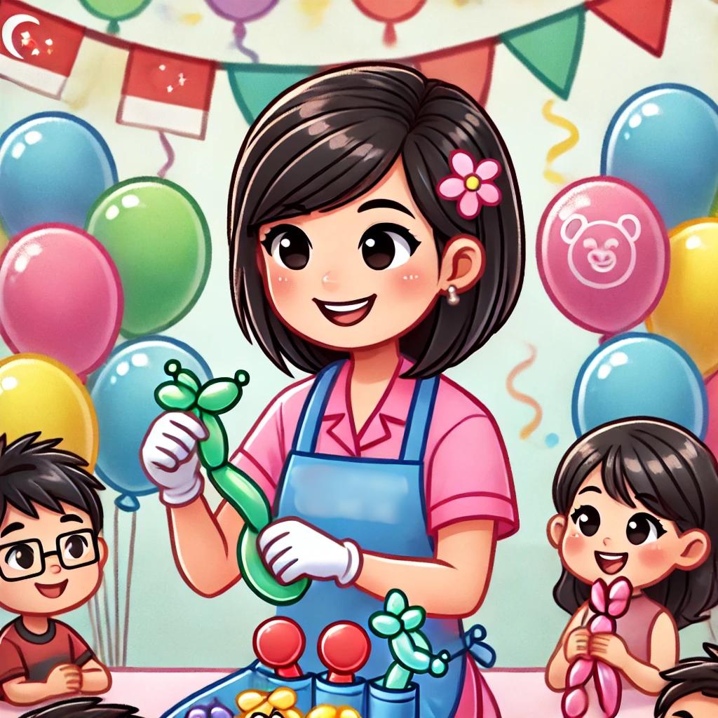 balloon sculpting birthday party