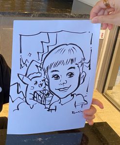 singapore caricature kids party