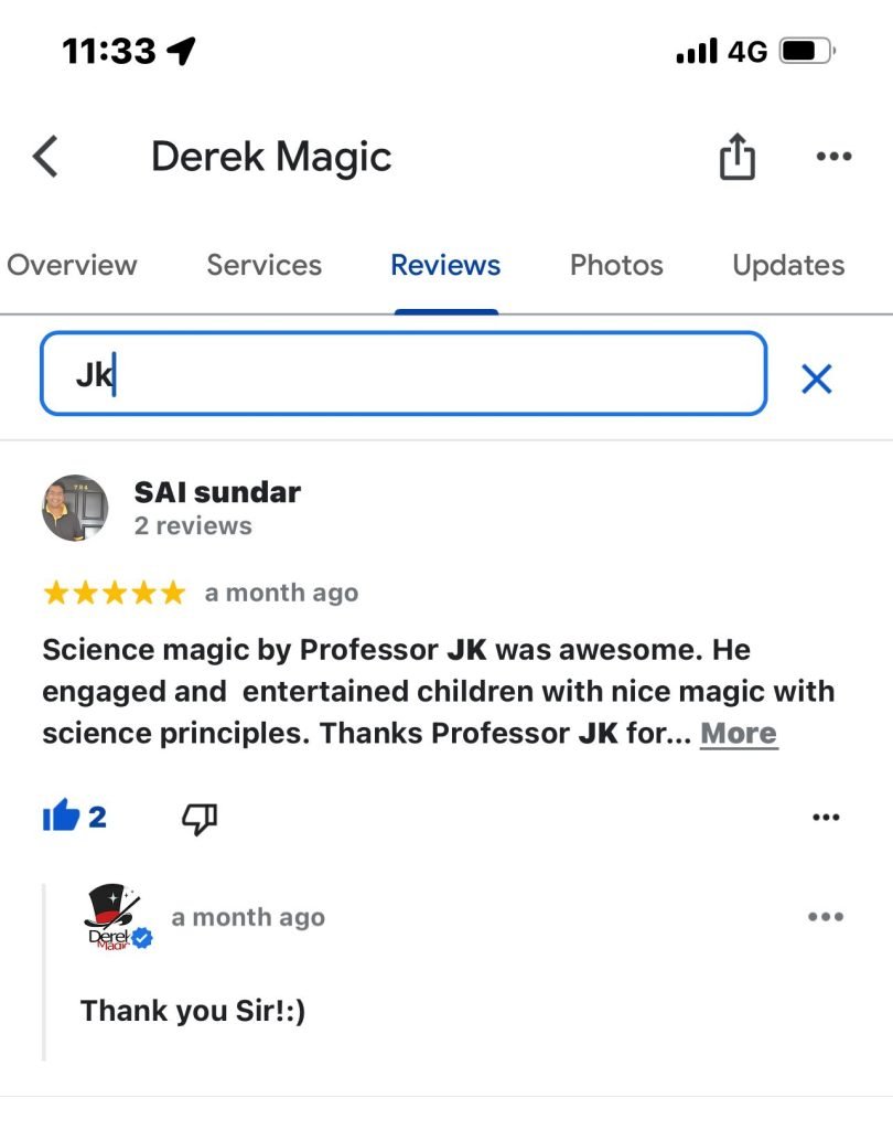 science show kids party